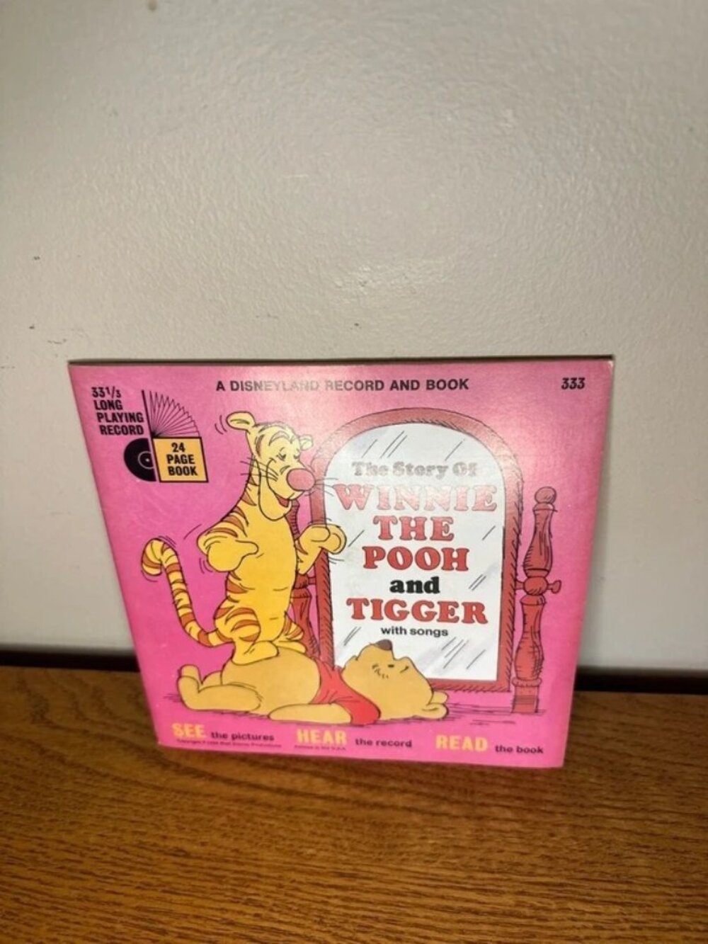 Walt Disney's The Story of Winnie the Pooh & Tigger 24-Page Book & Record 1968
